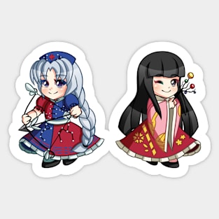 Eirin Yagokoro Kaguya Houraisan Sticker